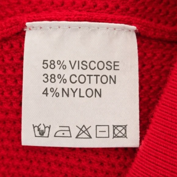 Bailey | Textured Red Knit Polished Cardigan - Picture 6 of 8